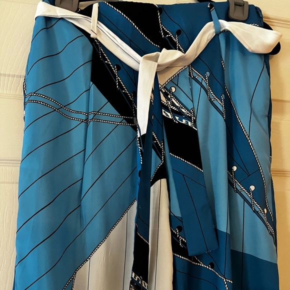 JCrew Nautical Wide Leg Regatta Pants - Picture 1 of 7